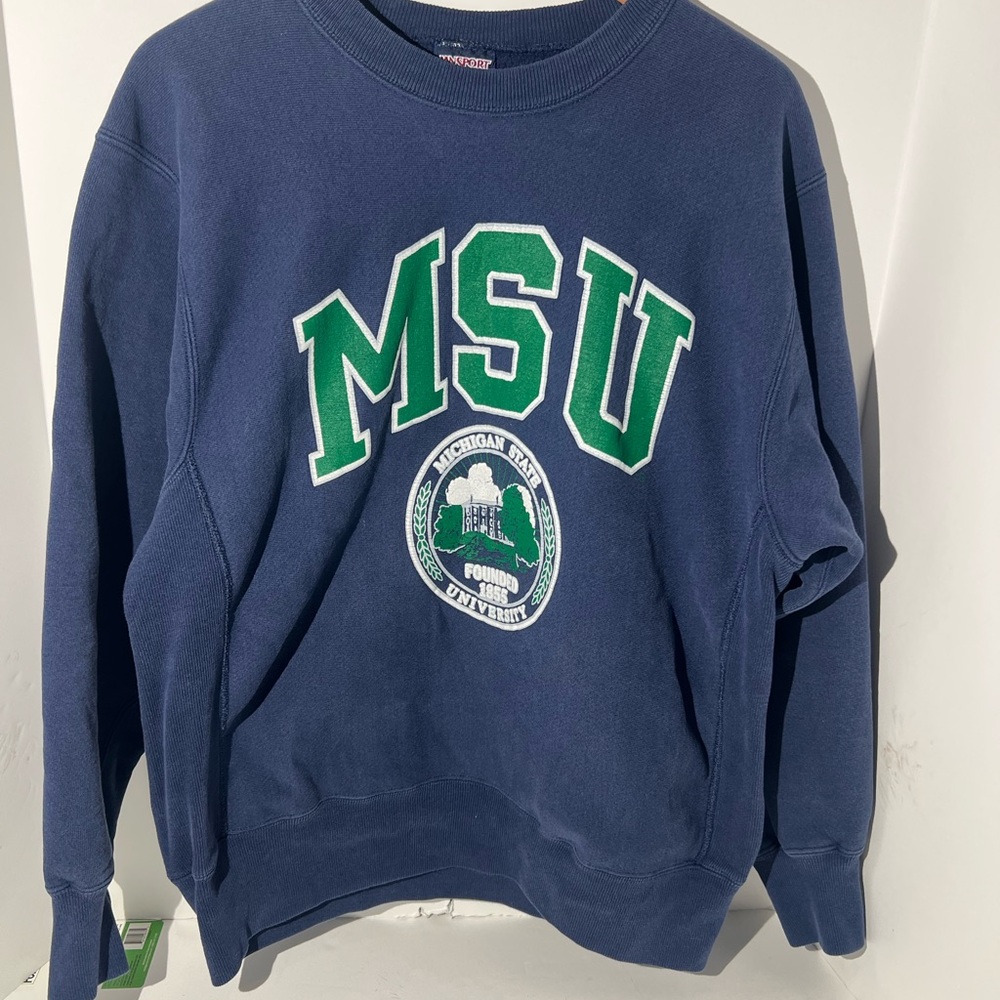 Vintage Jansport Michigan State University Crewneck Sweater